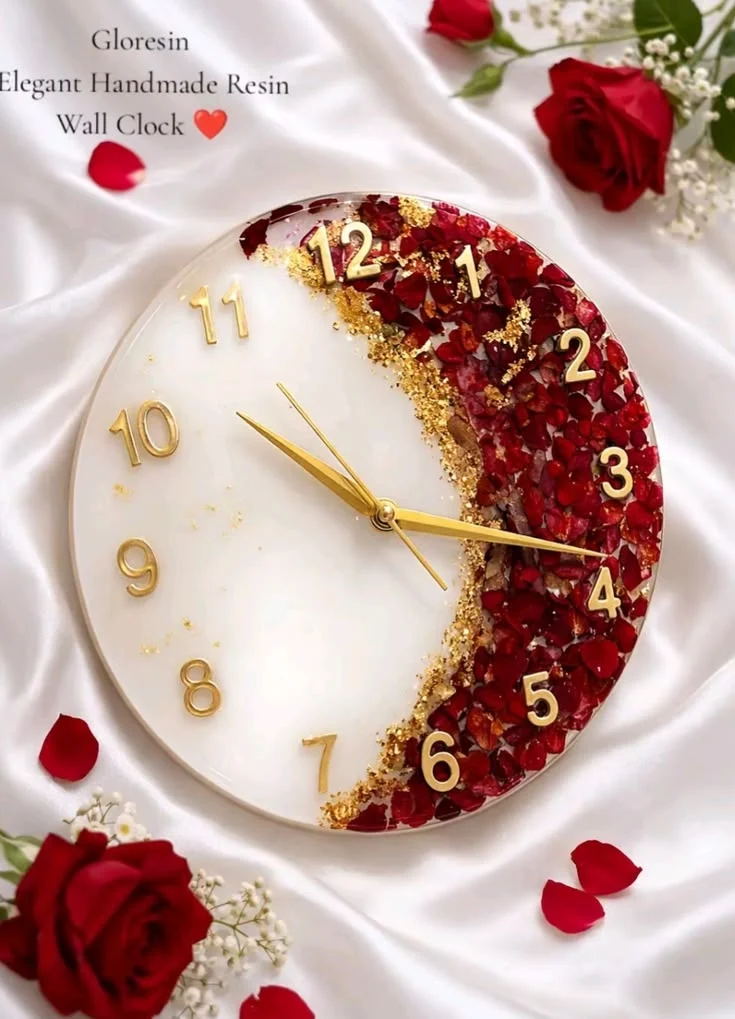 Resin Wall Clock 01