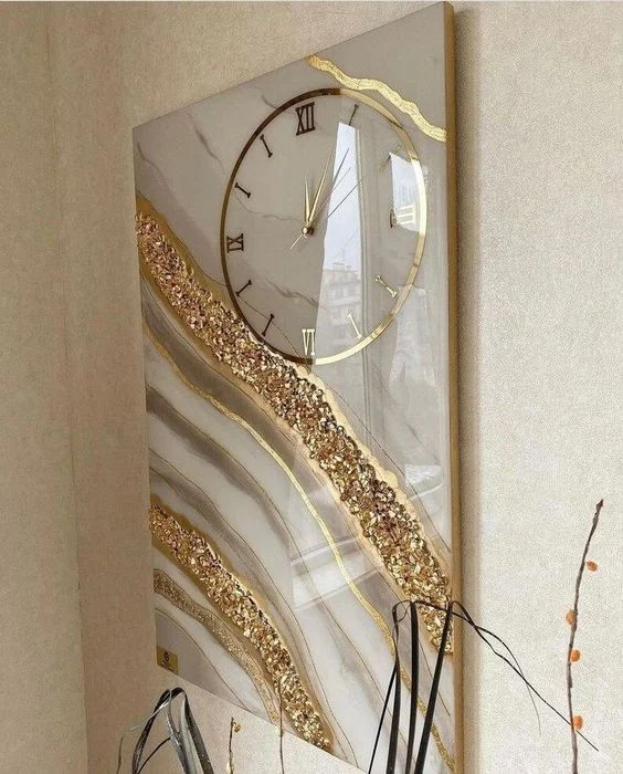Resin Wall Clock 02