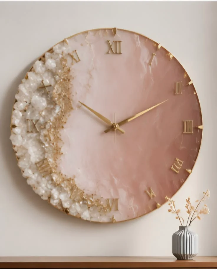 Resin Wall Clock 03
