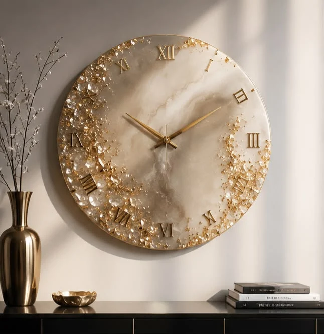 Resin Wall Clock 05