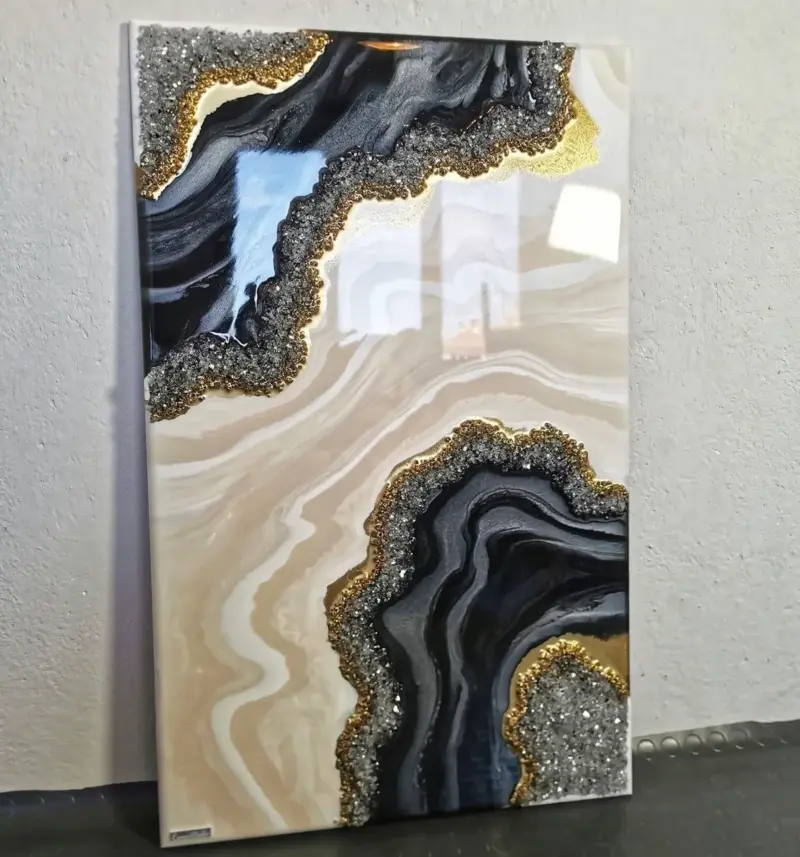 Resin Geode Wall Art 01