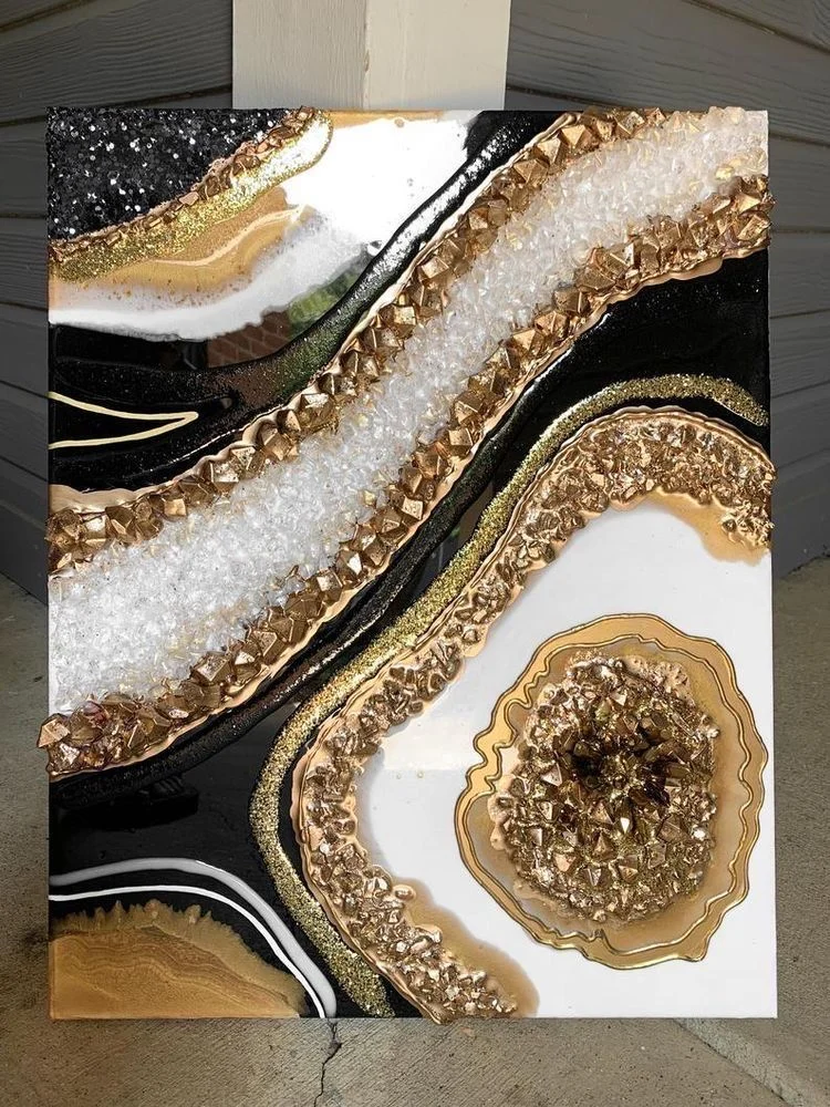 Resin Geode Wall Art 02