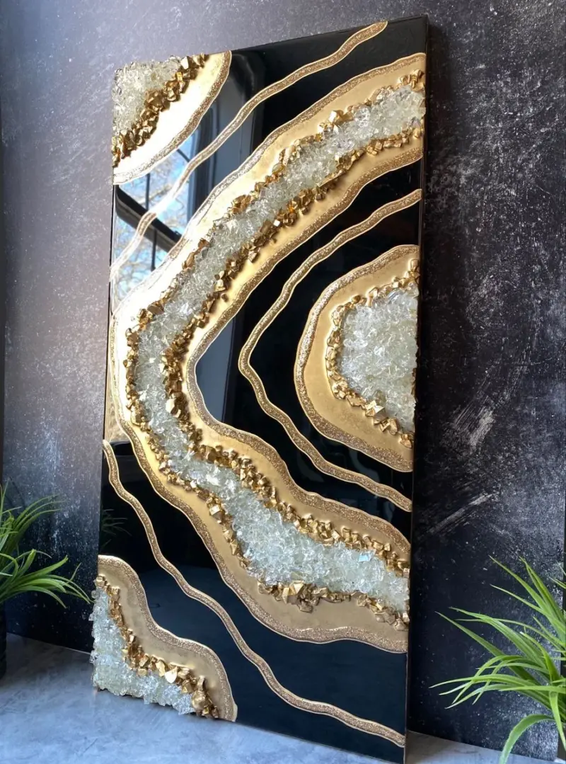 Resin Geode Wall Art 03