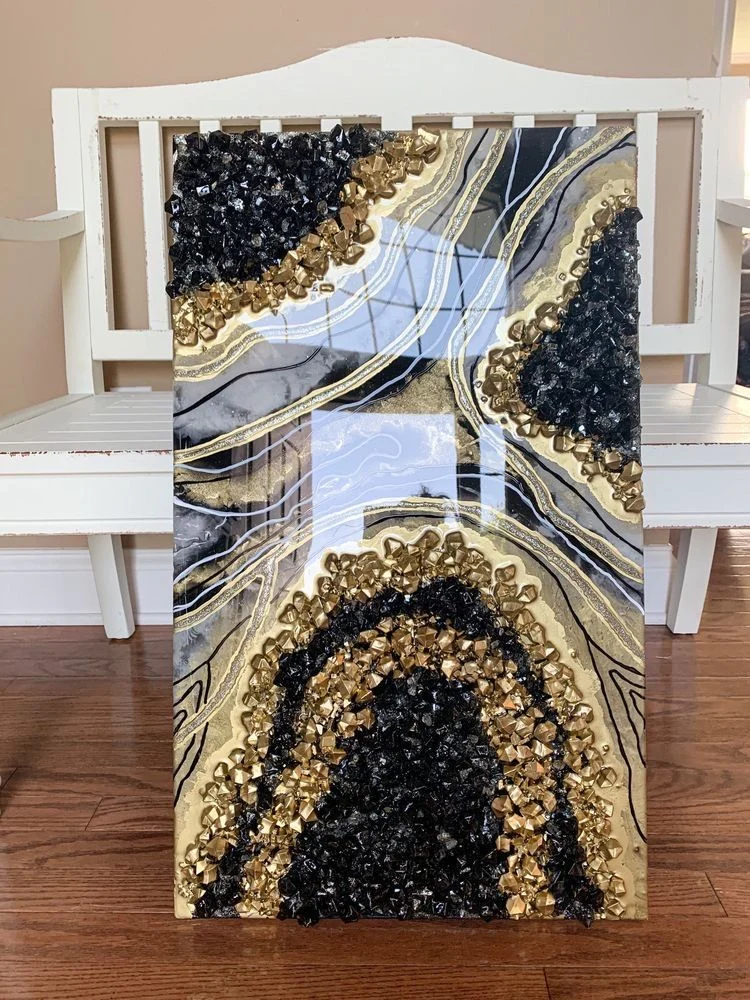 Resin Geode Wall Art 04