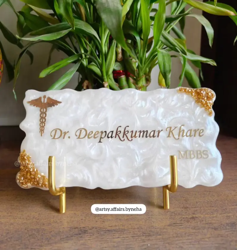 Resin Name Plate 02